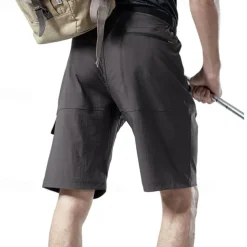 Men's Cargo Shorts Hiking Shorts Military Outdoor Regular Fit Waterproof Breathable Quick Dry Shorts Black Green Hunting Climbing Camping / Hiking / Caving S M L XL XXL