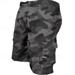 Men's Cargo Shorts Hiking Shorts Military Outdoor Regular Fit Waterproof Breathable Quick Dry Shorts Zipper Pocket Black Army Green Hunting Climbing Camping / Hiking / Caving S M L XL XXL