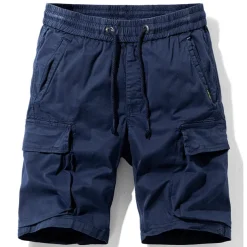 Men's Cargo Shorts Hiking Shorts Military Summer Outdoor Regular Fit 10“ Ripstop Breathable Quick Dry Multi Pockets Shorts Drawstring Elastic Waist Dark Grey Army Green Cotton Fishing Climbing