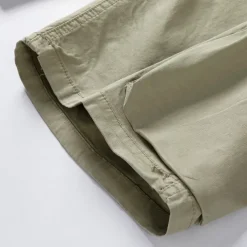 Men's Cargo Shorts Hiking Shorts Military Summer Outdoor Regular Fit 10“ Ripstop Breathable Quick Dry Multi Pockets Shorts Drawstring Elastic Waist Dark Grey Army Green Cotton Fishing Climbing