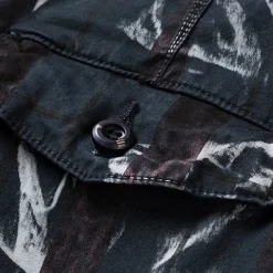 Men's Cargo Shorts Shorts Summer Shorts Work Shorts Golf Shorts Drawstring Elastic Waist Multi Pocket Florals Comfort Wearable Knee Length Outdoor Sport Daily Fashion Casual Black Red