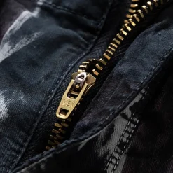 Men's Cargo Shorts Shorts Summer Shorts Work Shorts Golf Shorts Drawstring Elastic Waist Multi Pocket Florals Comfort Wearable Knee Length Outdoor Sport Daily Fashion Casual Black Red