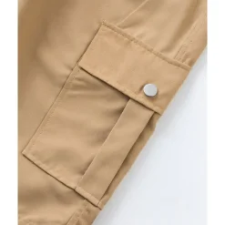 Men's Cargo Shorts Shorts Summer Shorts Drawstring Elastic Waist Multi Pocket Plain Comfort Wearable Knee Length Outdoor Sport Daily Fashion Casual Black White