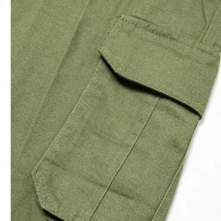 Men's Cargo Shorts Shorts Buttons Multi Pocket Plain Wearable Short Outdoor Daily Camping & Hiking Fashion Classic Army Green Green