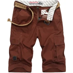 Men's Cargo Shorts Work Pants Hiking Shorts Summer Outdoor Breathable Lightweight Soft Comfortable Bottoms Green Black Fishing Climbing Running 30 31 32 33 34