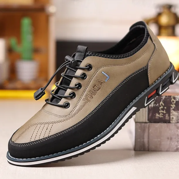 Men's Casual Lace-Up Sneakers with Comfortable Sole, Breathable Design for Everyday Wear, Ideal for Outdoor Activities and Urban Style