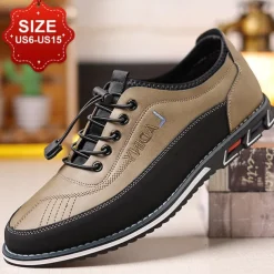 Men's Casual Lace-Up Sneakers with Comfortable Sole, Breathable Design for Everyday Wear, Ideal for Outdoor Activities and Urban Style