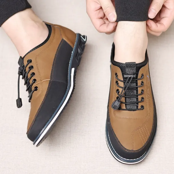 Men's Casual Lace-Up Sneakers with Comfortable Sole, Breathable Design for Everyday Wear, Ideal for Outdoor Activities and Urban Style