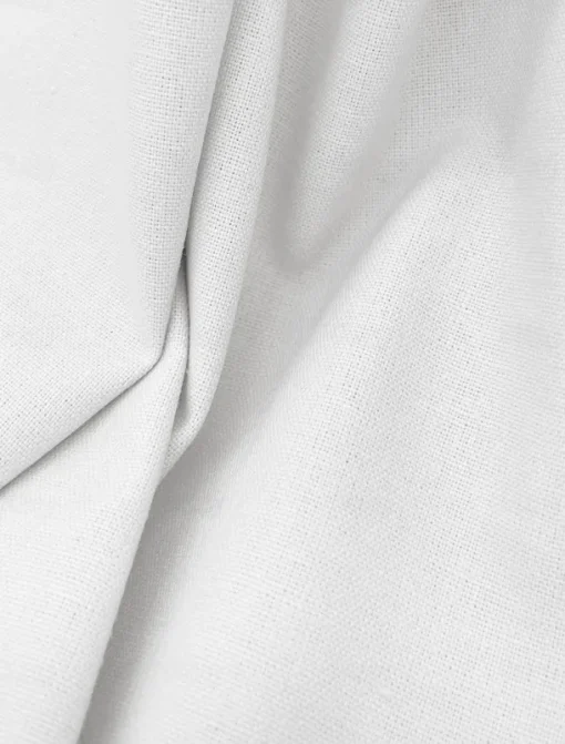 Men's Casual Linen Suits Notch Lapel White Daily Lightweight Solid Colored Standard Fit 2 Piece Single Breasted Two-buttons