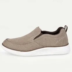 Men's Casual Slip-On Canvas Loafers – Lightweight and Breathable Walking Shoes