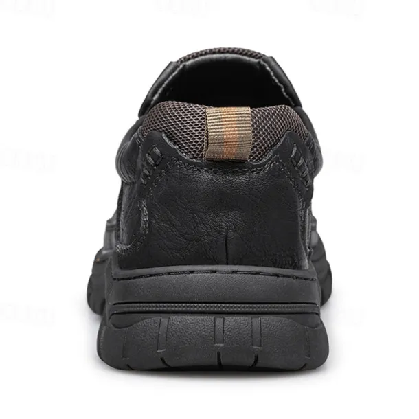 Men's Casual Slip-On Loafers – Lightweight Breathable Walking Shoes with Non-Slip Sole, Comfortable Leather Design