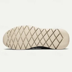 Men's Casual Slip-On Woven Canvas Loafers – Lightweight Breathable Shoes for Everyday Comfort