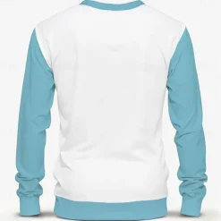 Men's Cat Funny Hoodies Sweatshirt Long Sleeve Sweatshirt Crew Neck Fashion Cowboy 3D Print Vacation Party Crewneck Fall Winter