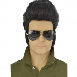 Men's Classic Wig High Temperature Resistant Synthetic Rock Wig Anime Styling Wig Wig Pompadour Hairstyle. Halloween Wigs