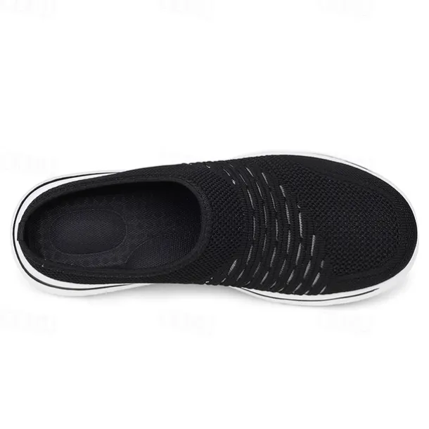 Men's Clogs & Mules Plus Size Comfort Shoes Business Casual Daily Tissage Volant Breathable Comfortable Loafer Dark Grey Black Blue Spring Fall