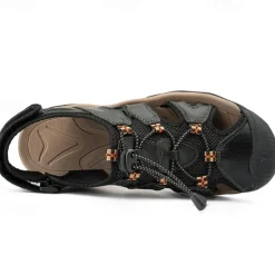 Men's Closed-Toe Outdoor Sandals – Durable Suede and Mesh Design with Adjustable Straps, Anti-Slip Sole, Perfect for Hiking and Summer Adventures