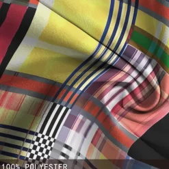 Men's Color Block Colorful Swim Shorts Board Shorts Swimming Trunks Mid Waist Hawaiian Casual Holiday Beach Drawstring with Mesh lining Elastic Waist Designer Clothing Apparel