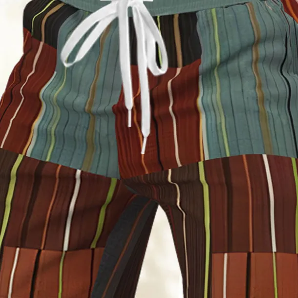 Men's Color Block Patchwork Swimming Trunks Board Shorts Swim Shorts Mid Waist Streetwear Hawaiian Casual Holiday Side Pockets Elastic Drawstring Waist Designer Clothing Apparel