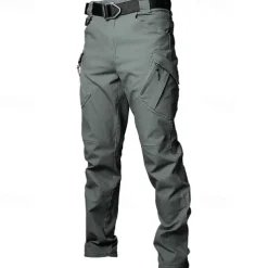 Men's Combat Pants Cargo Pants Hiking Pants Trousers Military Outdoor Regular Fit Waterproof Windproof Breathable Quick Dry Pants / Trousers Black Army Green Hunting Climbing Camping / Hiking / Caving