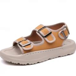 Men's Comfortable Casual Sandals with Double Buckle Design – Stylish Adjustable Outdoor Footwear for Summer and Vacation