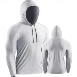 Men's Compression Shirt Athletic Shirt Gym Shirt Fitness Shirt Long Sleeve Tee Tshirt Casual Athleisure Fall Breathable Quick Dry Soft Gym Workout Running Walking Sportswear Activewear Solid Colored