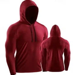 Men's Compression Shirt Athletic Shirt Gym Shirt Fitness Shirt Long Sleeve Tee Tshirt Casual Athleisure Fall Breathable Quick Dry Soft Gym Workout Running Walking Sportswear Activewear Solid Colored