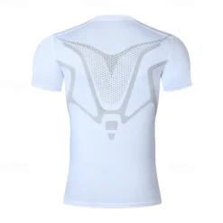 Men's Compression Shirt Athletic Shirt Gym Shirt Fitness Shirt Short Sleeve Tee Tshirt Casual Athleisure Breathable Quick Dry Compression Gym Workout Running Walking Sportswear Activewear Color Block