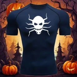 Men's Compression Shirt Athletic Shirt Gym Shirt Fitness Shirt Short Sleeve Tee Tshirt Casual Athleisure Breathable Quick Dry Soft Fitness Gym Workout Running Sportswear Activewear Cartoon Black