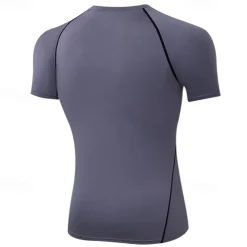 Men's Compression Shirt Athletic Shirt Gym Shirt Fitness Shirt Short Sleeve Tee Tshirt Casual Athleisure Breathable Quick Dry Soft Fitness Gym Workout Running Sportswear Activewear Cartoon Black