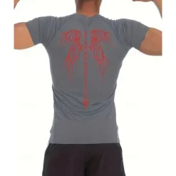 Men's Compression Shirt Athletic Shirt Gym Shirt Fitness Shirt Short Sleeve Tee Tshirt Casual Athleisure Breathable Quick Dry High Stretch Compression Gym Workout Running Walking Sportswear Activewear