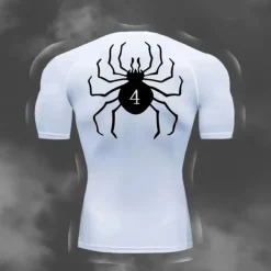 Men's Compression Shirt Athletic Shirt Gym Shirt Fitness Shirt Short Sleeve Tee Tshirt Casual Athleisure Breathable Quick Dry Soft Fitness Gym Workout Running Sportswear Activewear Black White Red