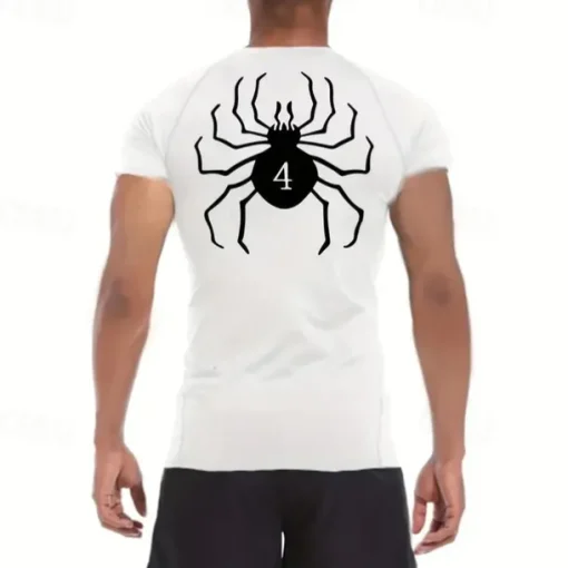 Men's Compression Shirt Athletic Shirt Gym Shirt Fitness Shirt Short Sleeve Tee Tshirt Casual Athleisure Breathable Quick Dry Soft Fitness Gym Workout Running Sportswear Activewear Black White Red