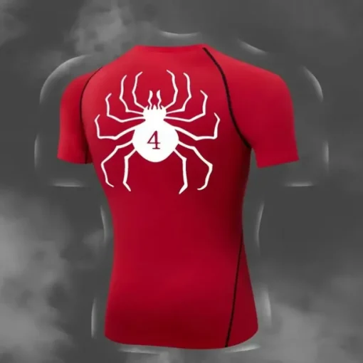 Men's Compression Shirt Athletic Shirt Gym Shirt Fitness Shirt Short Sleeve Tee Tshirt Casual Athleisure Breathable Quick Dry Soft Fitness Gym Workout Running Sportswear Activewear Black White Red