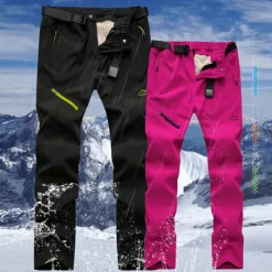 Men's Convertible Zip Off Pants Hiking Pants Trousers Summer Outdoor Windproof Breathable Quick Dry Zipper Pocket Bottoms Black Pink Elastane Hunting Fishing Climbing L XL XXL XXXL