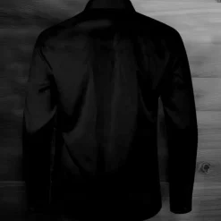 Men's Cool Skulls Casual Shirt Button Up Shirt Long Sleeve Dark Spring Fall Turndown Button Up Red Blue Purple Green Black-white