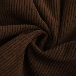 Men's Corduroy Pants Trousers Bib Tights Casual Pants Suspender Pants Pocket Plain Comfort Sports Outdoor Daily Fashion Casual Brown Micro-elastic