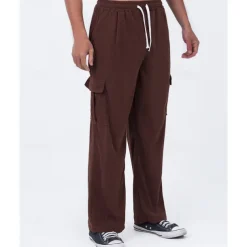 Men's Corduroy Pants Trousers Casual Pants Drawstring Elastic Waist Multi Pocket Plain Comfort Sports Outdoor Daily Fashion Casual Black Army Green Micro-elastic