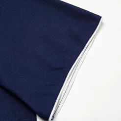 Men's Cotton Blend Polo Shirt Golf Shirt Street Casual Stand Collar Banded Collar Short Sleeve Fashion Basic Plain Classic Summer Regular Fit Navy Black White Red Cotton Blend Polo Shirt