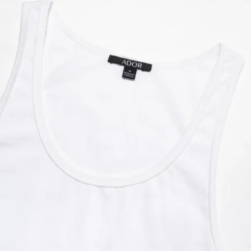 Men's 100%Cotton 3D Print Tank Top Graphic Fashion Outdoor Casual Vest Top Undershirt Street Casual Daily T shirt White Blue Sleeveless Crew Neck Shirt Spring & Summer Clothing Apparel