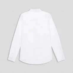 Men's Cotton Linen Shirt Palm Tree Outdoor Vacation White Blue Long Sleeve Turndown Summer Spring Clothing Apparel