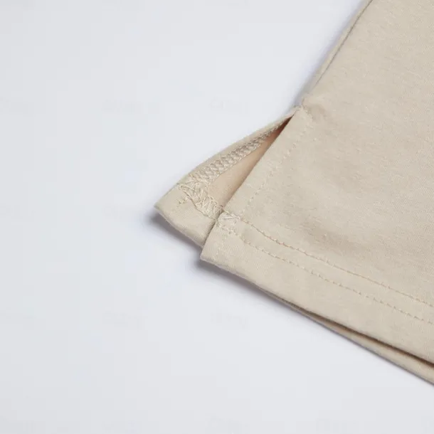 Men's Cotton Polo Shirt Golf Shirt Casual Holiday Lapel Short Sleeve Fashion Basic Color Block Patchwork Summer Regular Fit Navy-blue milk white khaki Cotton Polo Shirt