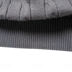 Men's Cotton Pullover Sweater Jumper Knit Embroidery Deer Crew Neck Knitwear Elegant Christmas Outdoor Clothing Apparel Fall Winter Black White S M L