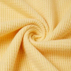 Men's Cotton Waffle Polo Shirts Golf Shirt Casual Holiday Lapel Ribbed Polo Collar Short Sleeve Fashion Basic Plain Buttons Soft Summer Spring Regular Fit White Yellow Green Gray Waffle Polo