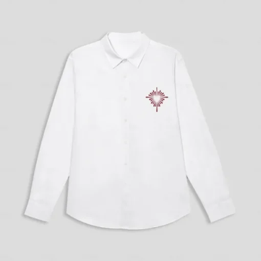 Men's Couples' Cotton Linen Shirt Valentines Day Shirt Heart Outdoor Vacation White Long Sleeve Turndown Summer Spring Clothing Apparel