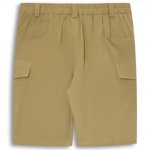 Men's Cow Letter Cargo Shorts Mid Waist Sports Fashion Streetwear Sports Outdoor Casual Daily Drawstring Side Pockets Elastic Waist Designer Clothing Apparel