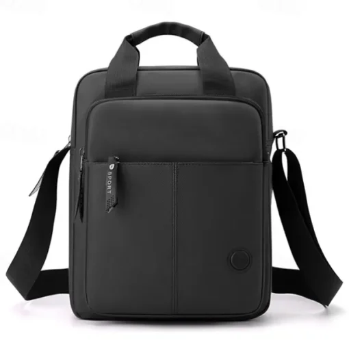 Men's Crossbody Bag Messenger Bag Oxford Cloth Daily Holiday Zipper Large Capacity Multi Carry Solid Color Black Blue Green