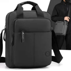 Men's Crossbody Bag Messenger Bag Oxford Cloth Daily Holiday Zipper Large Capacity Multi Carry Solid Color Black Blue Green