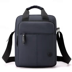 Men's Crossbody Bag Messenger Bag Oxford Cloth Daily Holiday Zipper Large Capacity Multi Carry Solid Color Black Blue Green