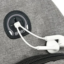 Men's Crossbody Sling Bag with USB Charging Port - Large Capacity, Multi-Pocket Back to School Shoulder Bag