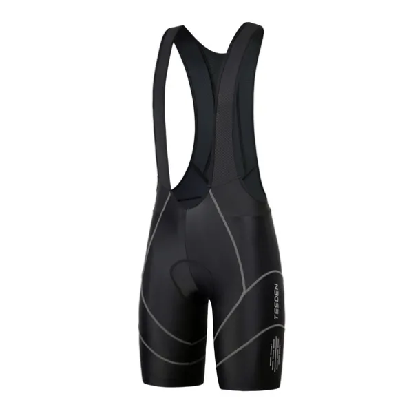 Men's Cycling Bib Shorts 3D Padded Shorts Bike Bib Shorts Padded Shorts / Chamois Semi-Form Fit Mountain Bike MTB Road Bike Cycling Sports Patchwork Cycling Quick Dry Non-Skid Elastic Black Red